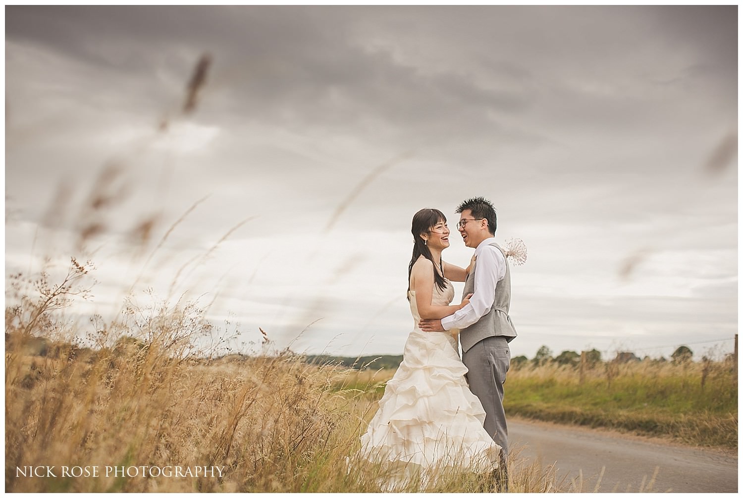  Engagement photography in the Cotswolds countryside England 