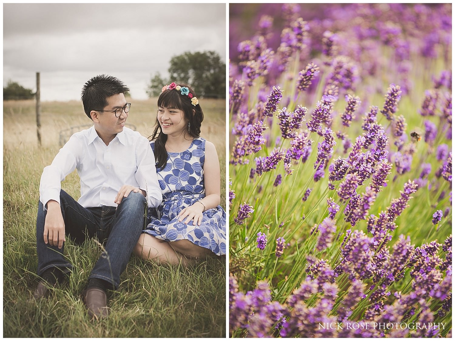  Snowshill Lavender Farm pre wedding photography in the Cotswolds 