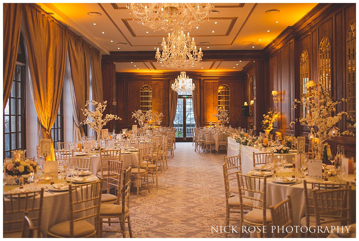  Hedsor House wedding reception layout for a fairytale wedding in Buckinghamshire 