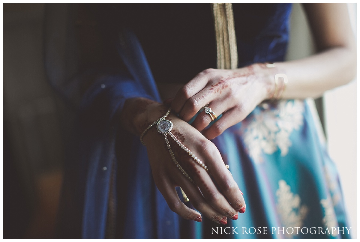  Bride getting ready at the Grove in Watford 