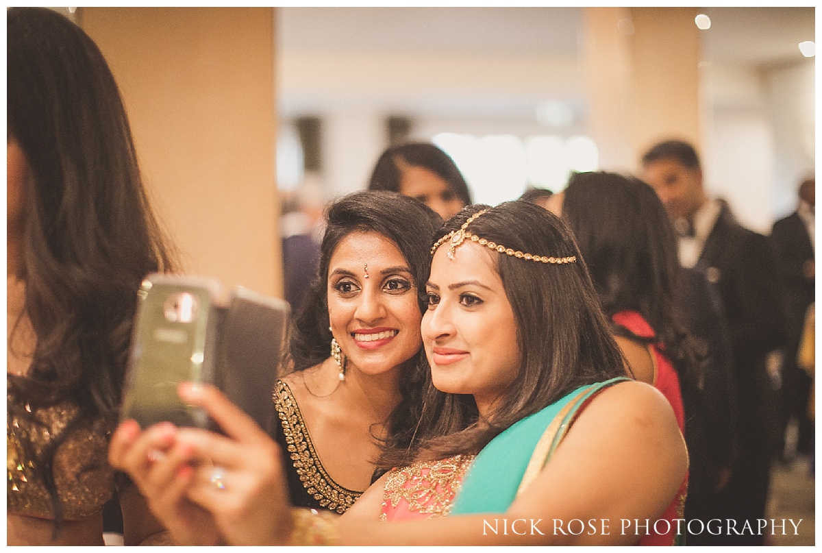 Hindu wedding reception at The Grove in Chandler's Cross in Watford