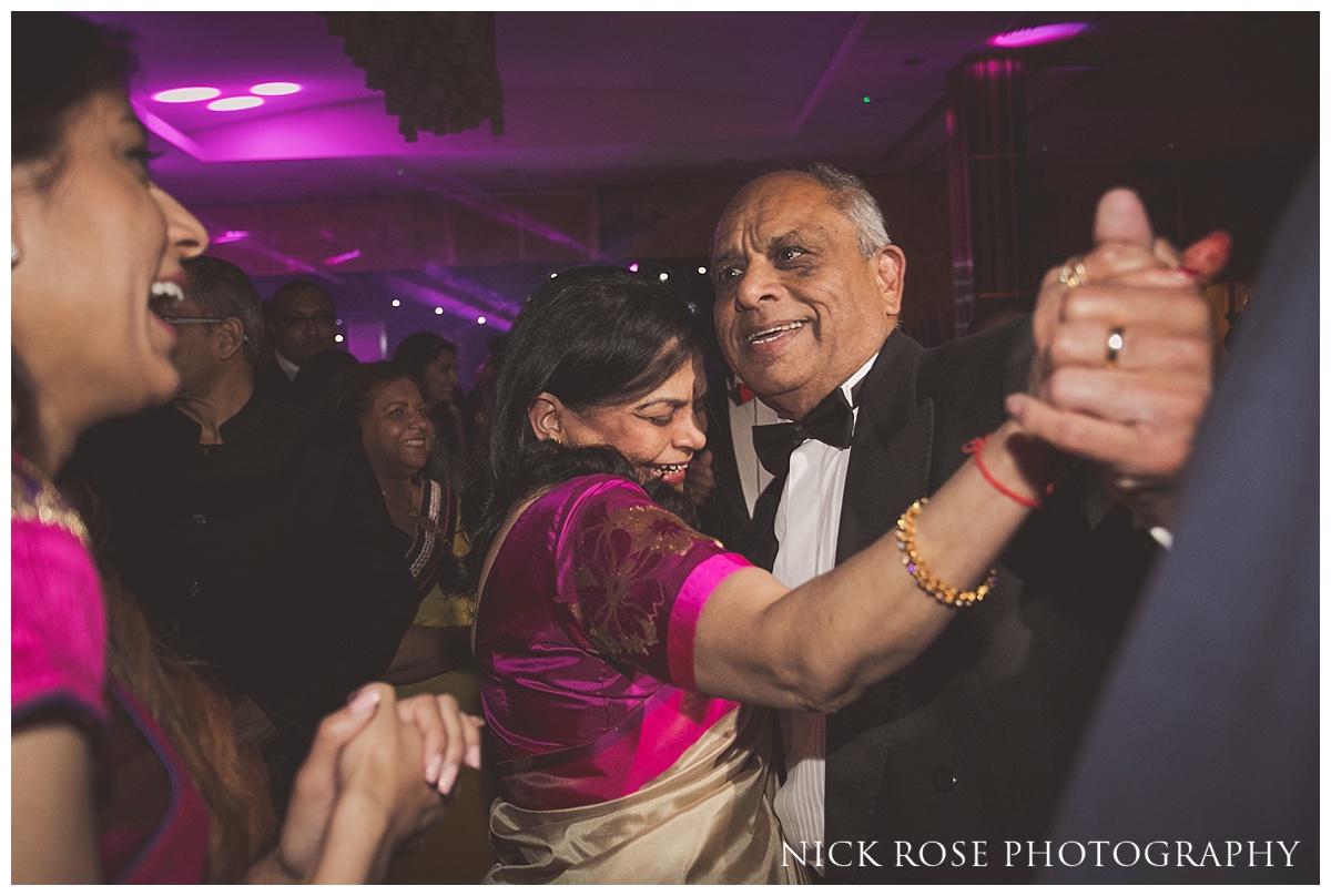  The Grove in Watford Hindu wedding reception party and dancing 