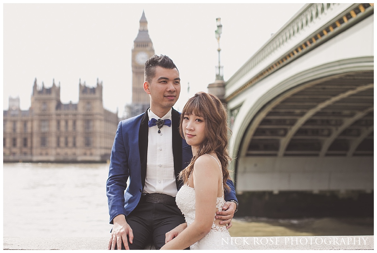  Big Ben pre wedding photography in Westminster London 