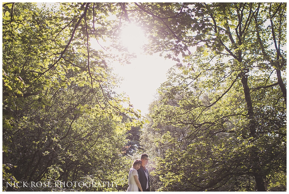  UK countryside pre wedding photography in Gradbach near the River Dane in the Peak District 