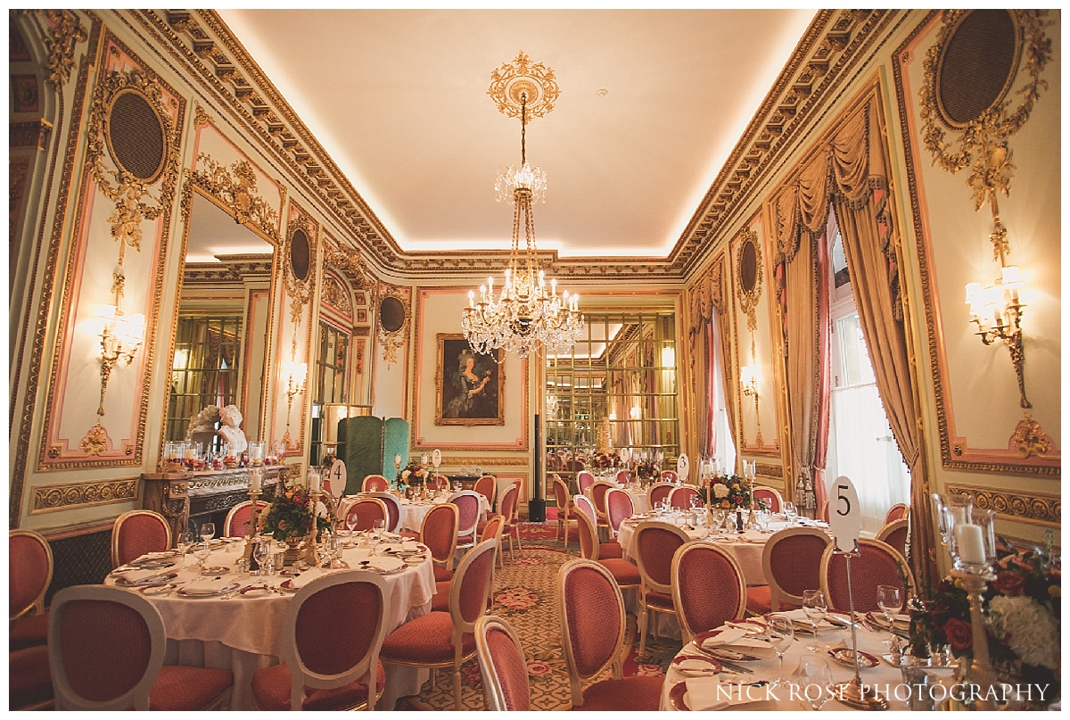  Asian wedding event in the Marie Antoinette Suite in the Ritz London 