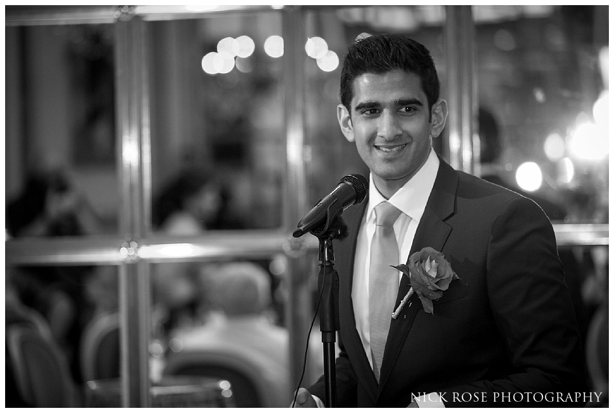  Best man wedding speech for a Ritz Hotel Asian wedding in London 