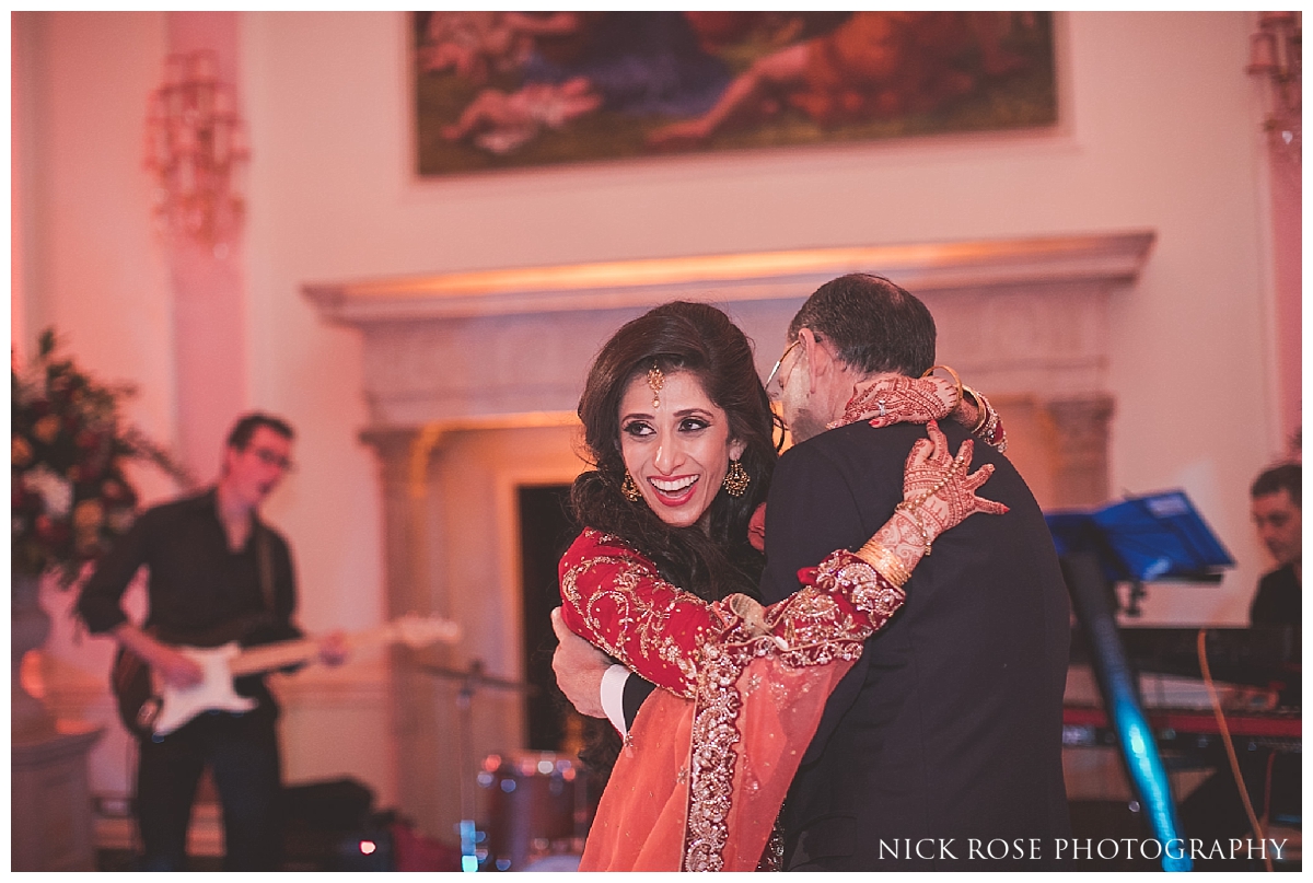 Father and daughter first dance in the Music Room at the Ritz in London