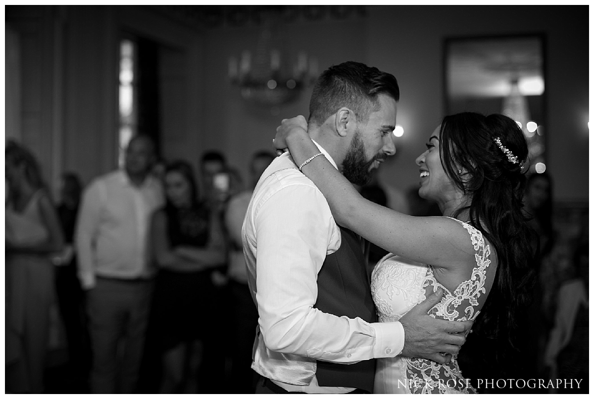  First dance at a Buxted Park wedding 