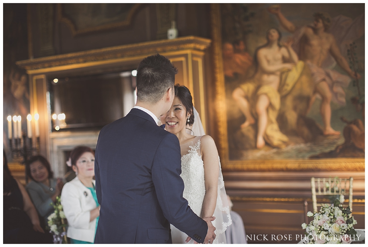  Wedding ceremony at the Little Banqueting House at Hampton Court Palace 