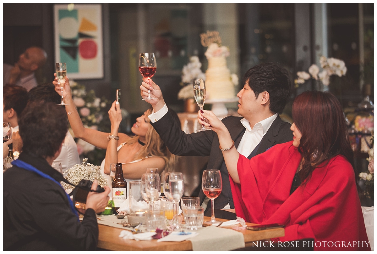  Chinese wedding reception at the Refinery in New Street Square in London 