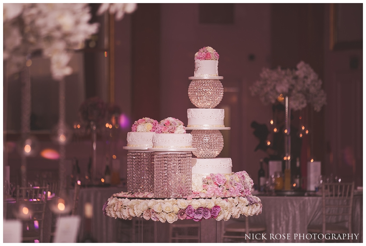  Asian wedding cake at Meridian Grand in London 