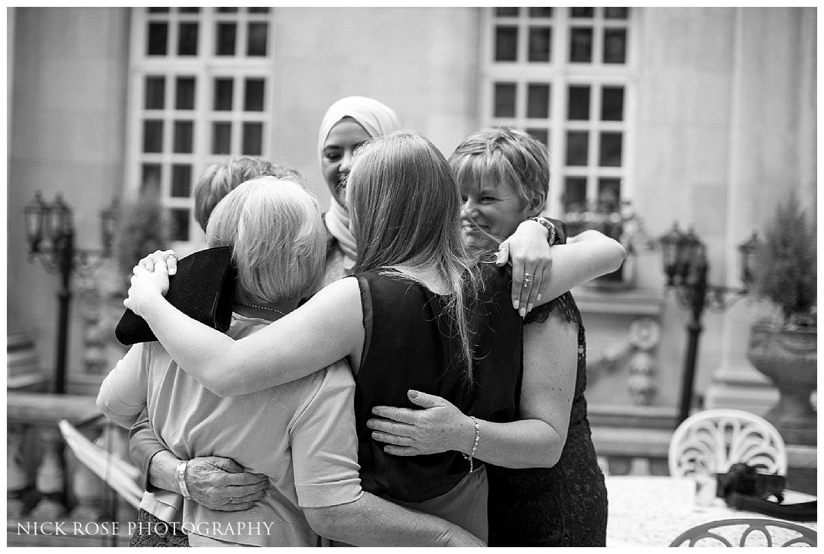 French Chateau style courtyard reception drinks at Dartmouth House London