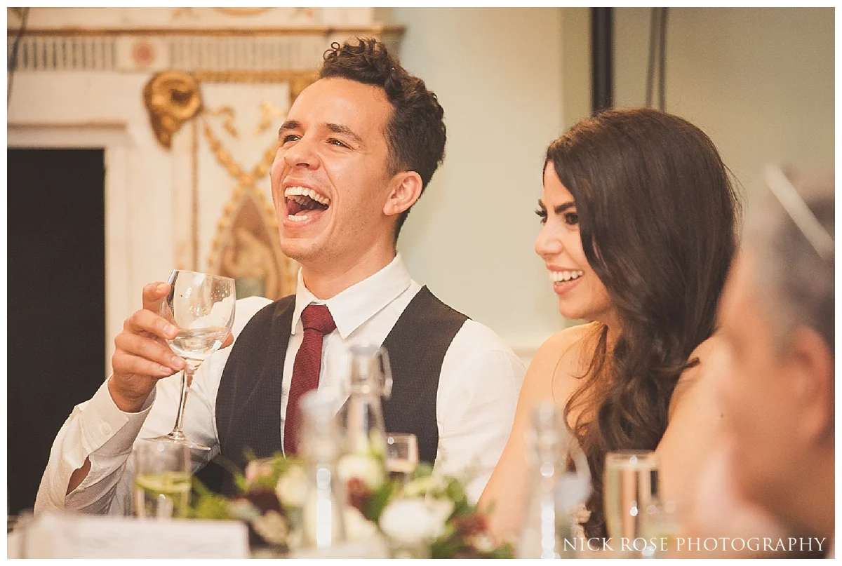 Mayfair wedding reception photography at Dartmouth House London