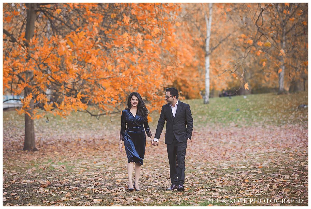 Indian pre wedding photography in St James's Park London