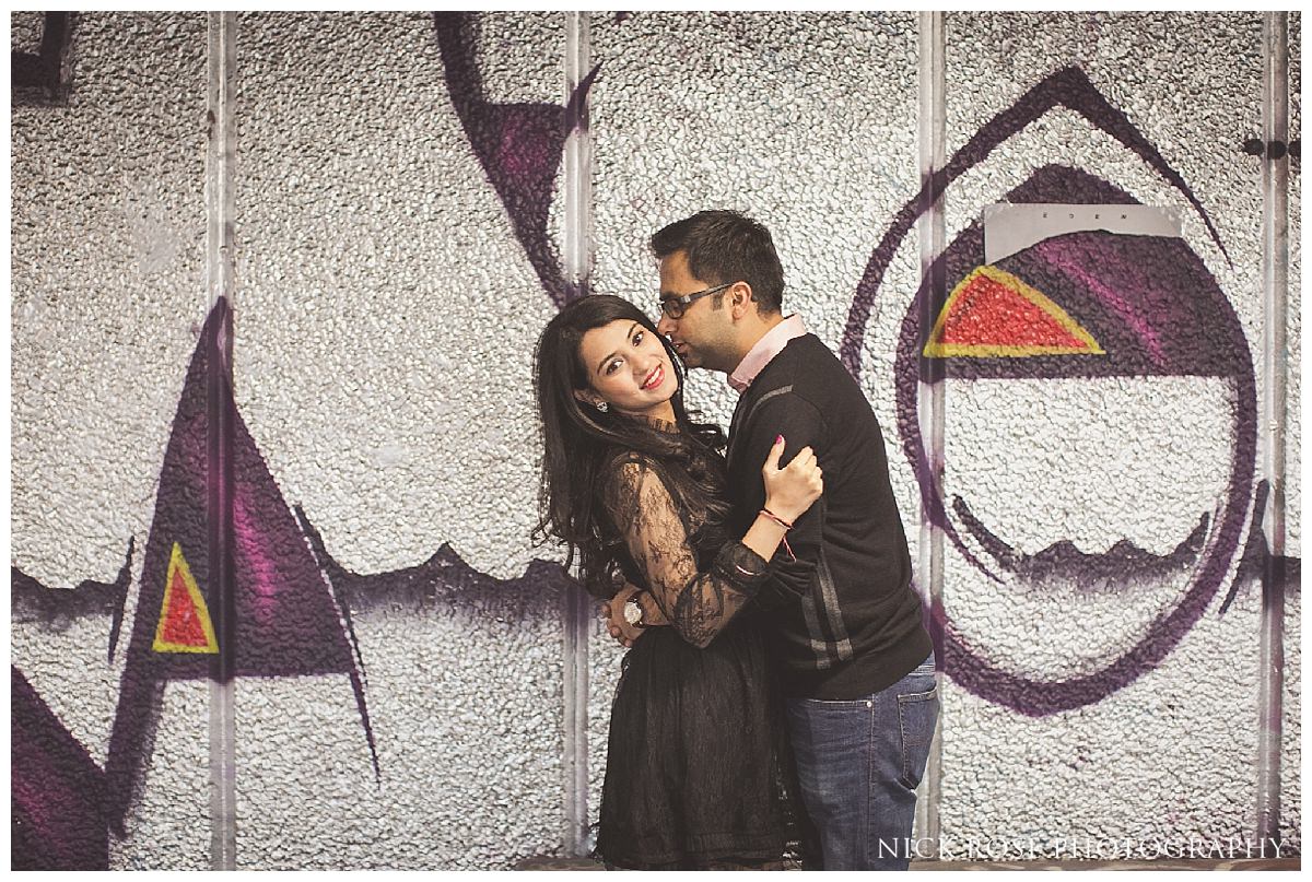  UK destination pre wedding photography in London England with a couple from Pune, India 