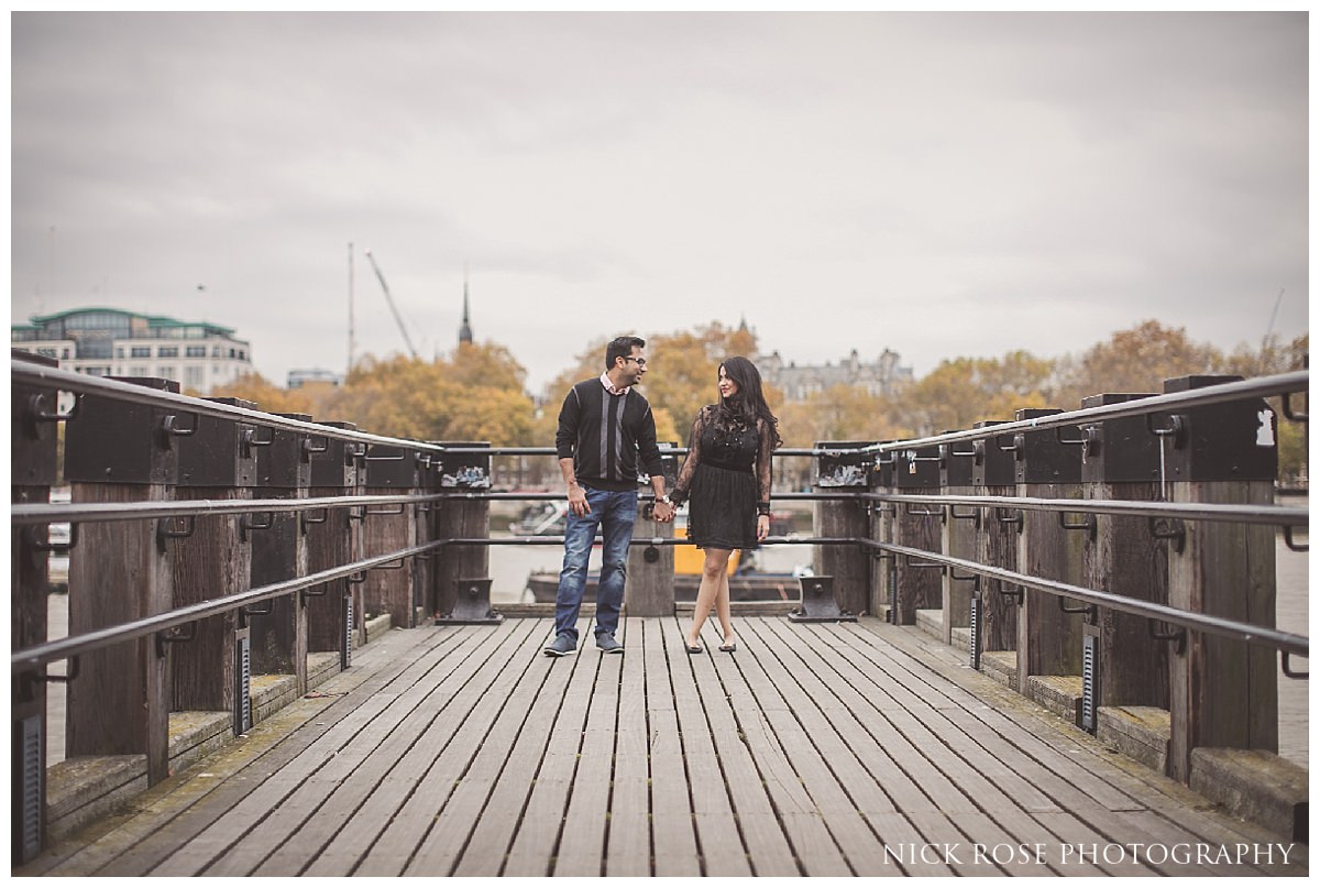 Pre wedding photography in Southbank London