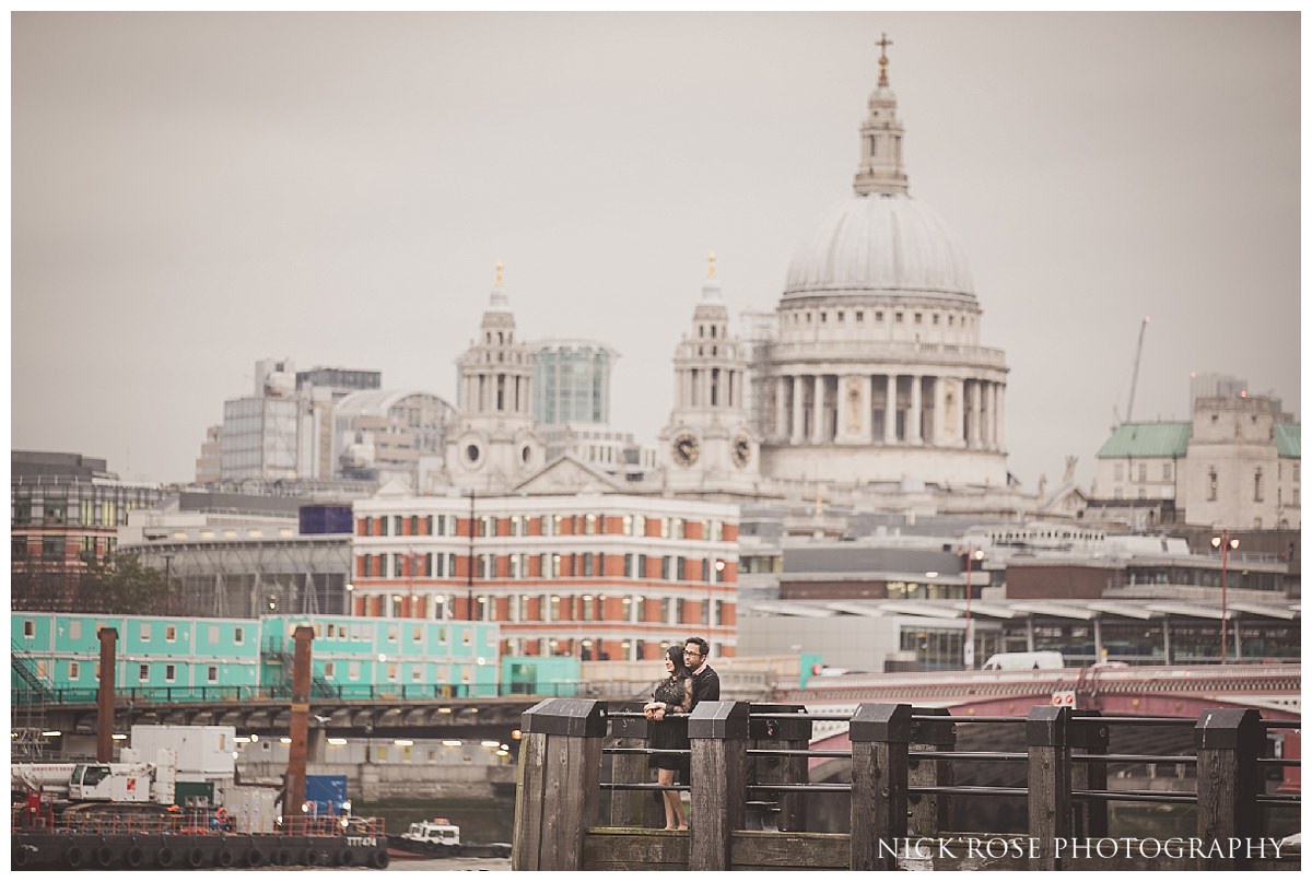  St Pauls cathedral pre wedding photography in London 