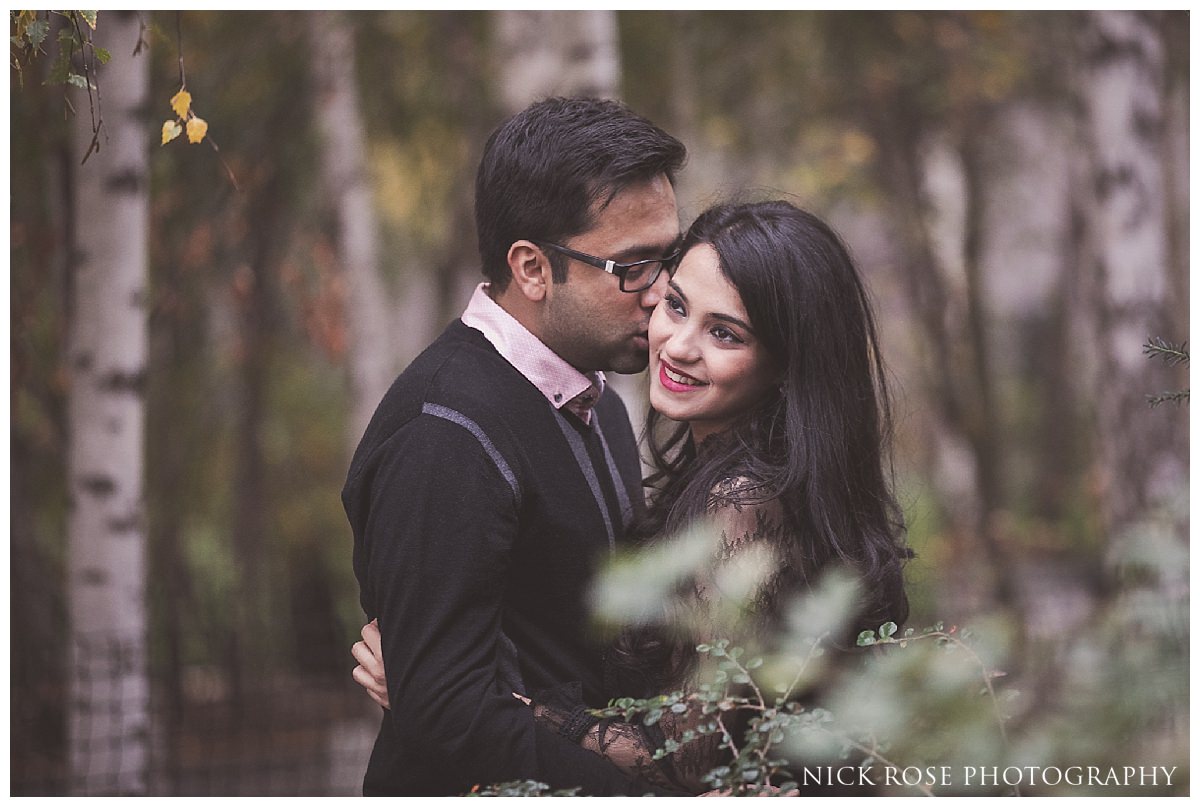 Romantic pre wedding photography in London England