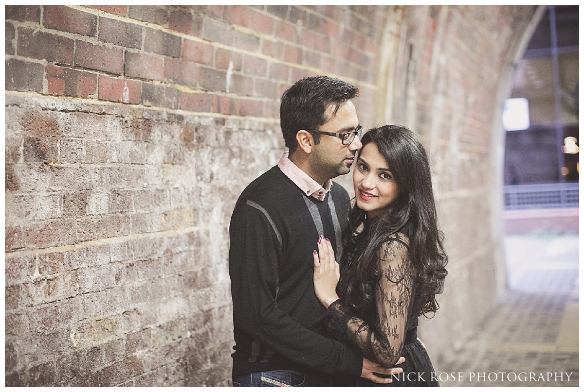  Urban pre wedding photography shoot in London 