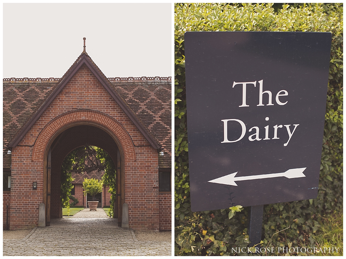  The Dairy wedding venue in Waddesdon Manor in Aylesbury Buckinghamshire 