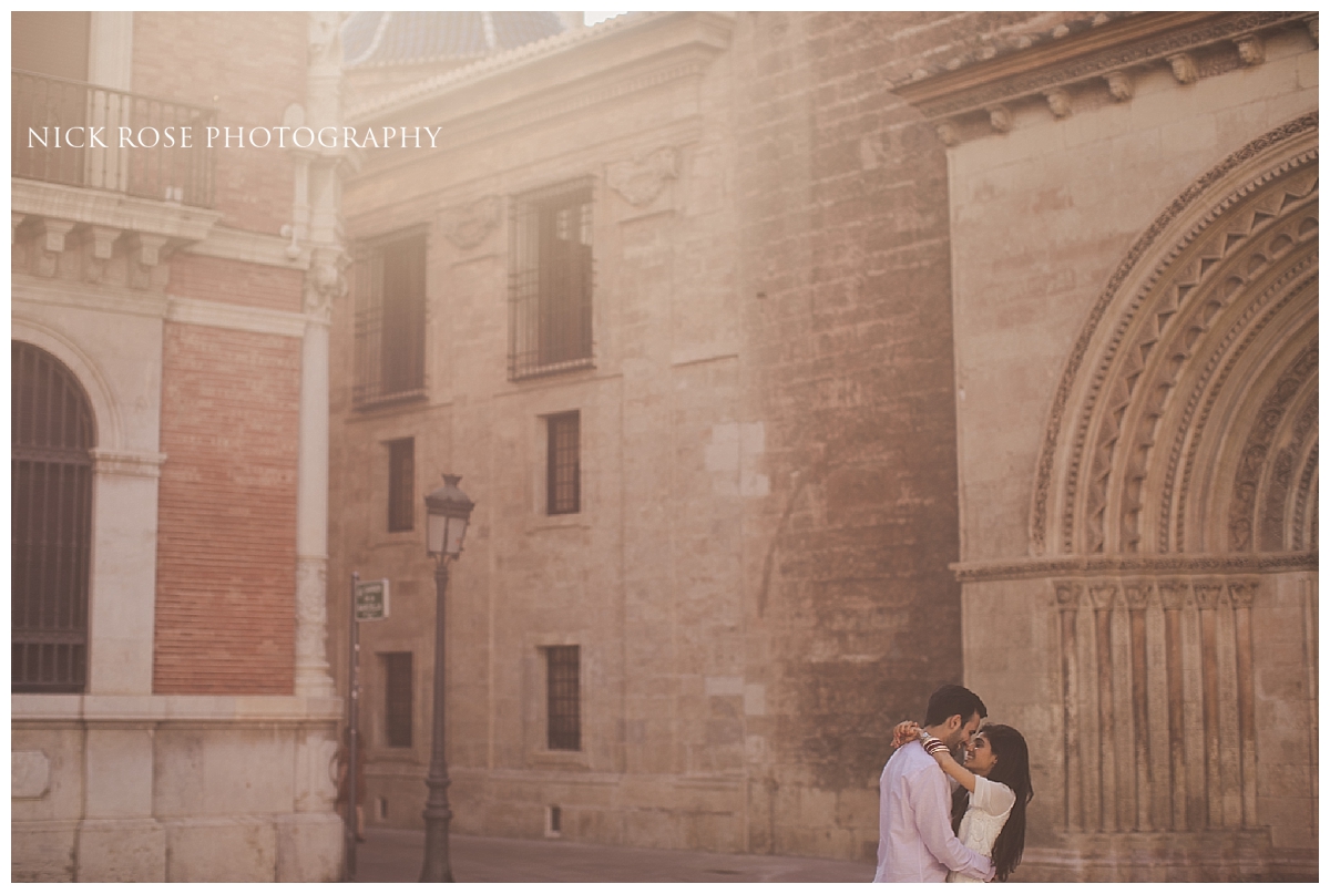 Destination pre wedding photography in Valencia, Spain