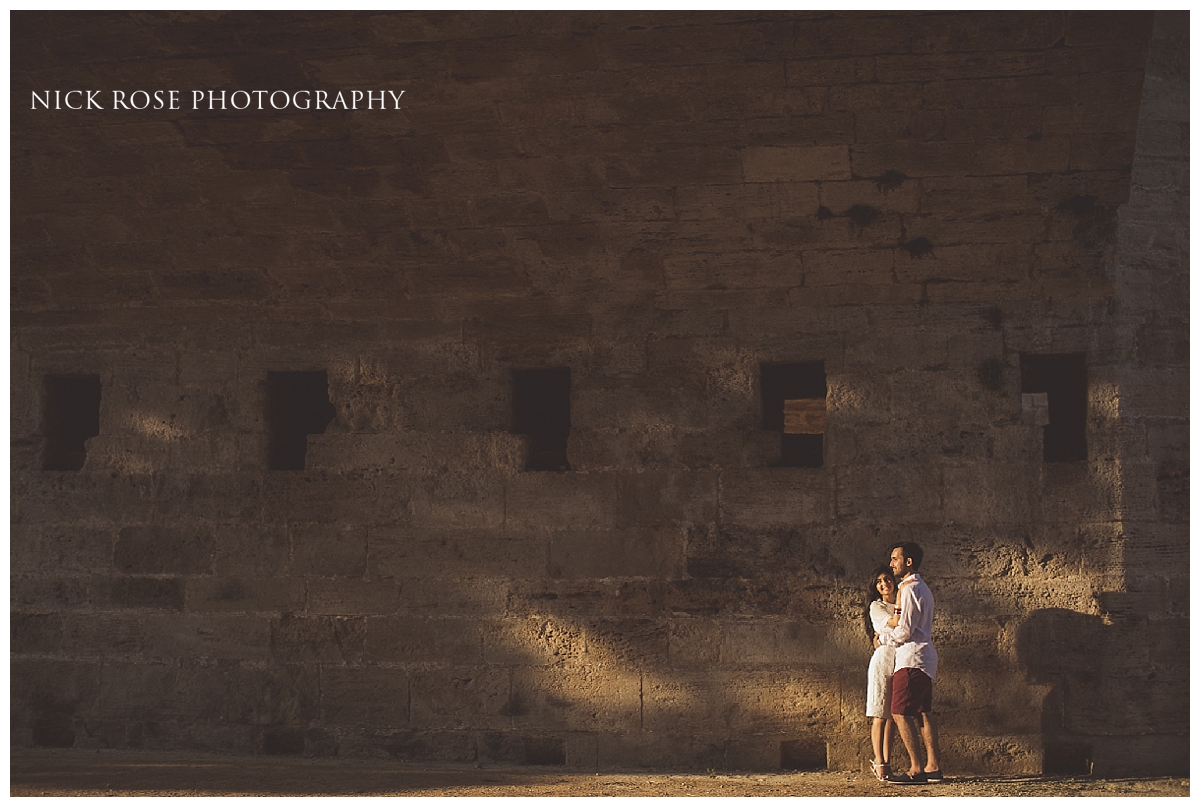 Destination Sikh pre wedding photography in the old town of Valencia, Spain