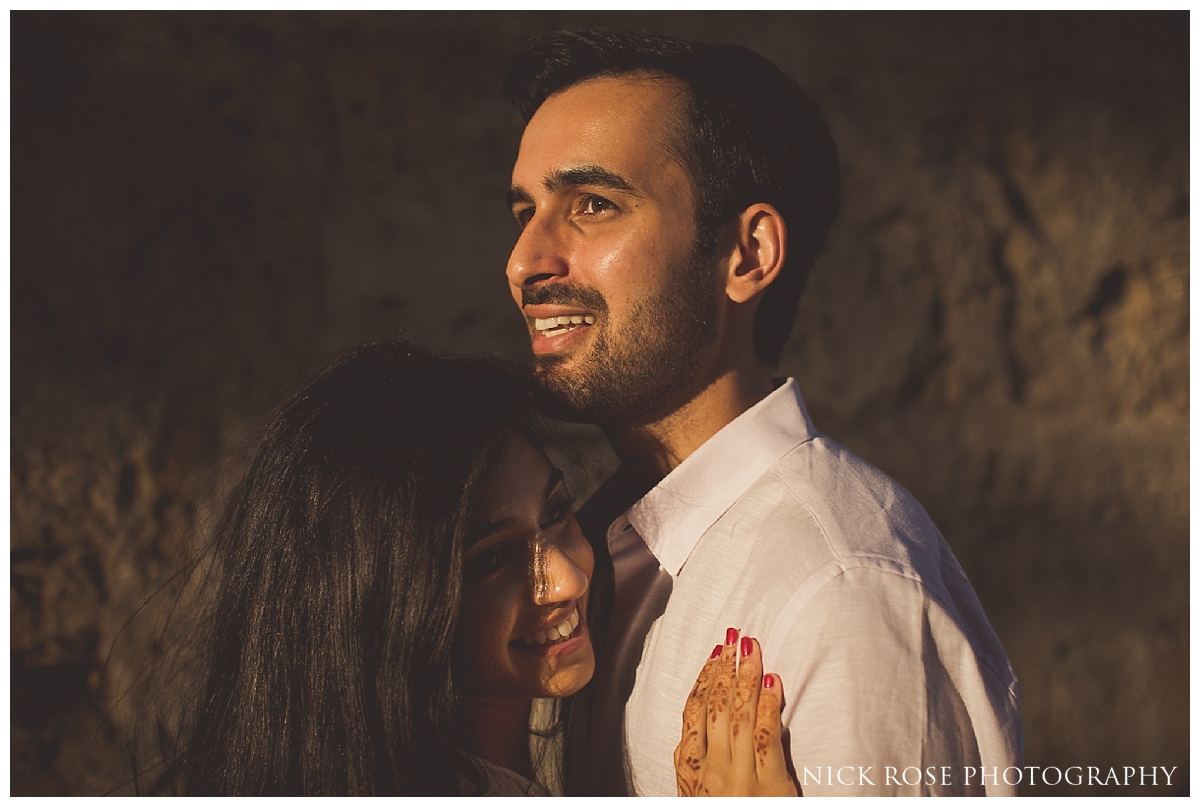 Destination Sikh pre wedding photography in the old town of Valencia, Spain