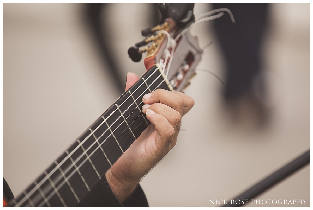 Guitar player for a wedding in Valencia, Spain