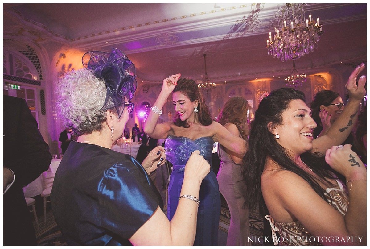 London wedding reception photography at The Savoy