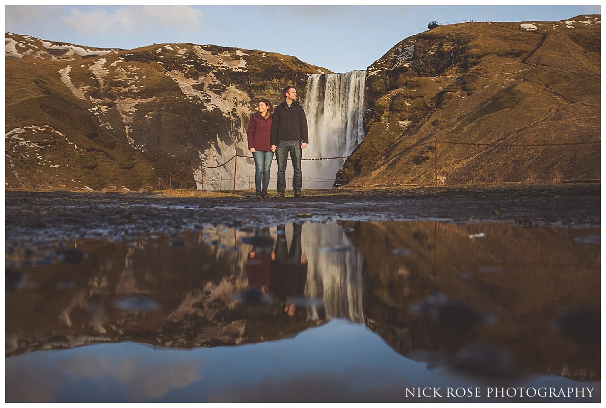 Destination pre wedding engagement photography in Iceland