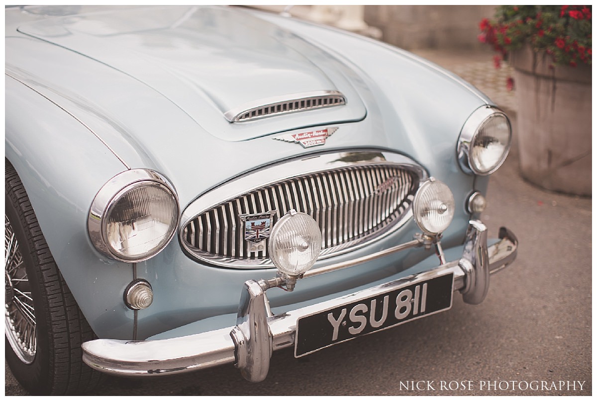  Wedding car at Stoke Park 