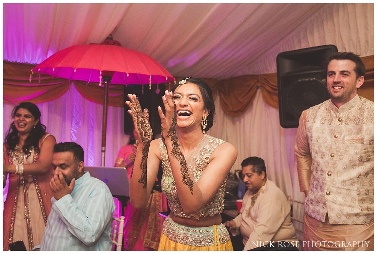  Indian wedding mehndi night for a hindu wedding in London 