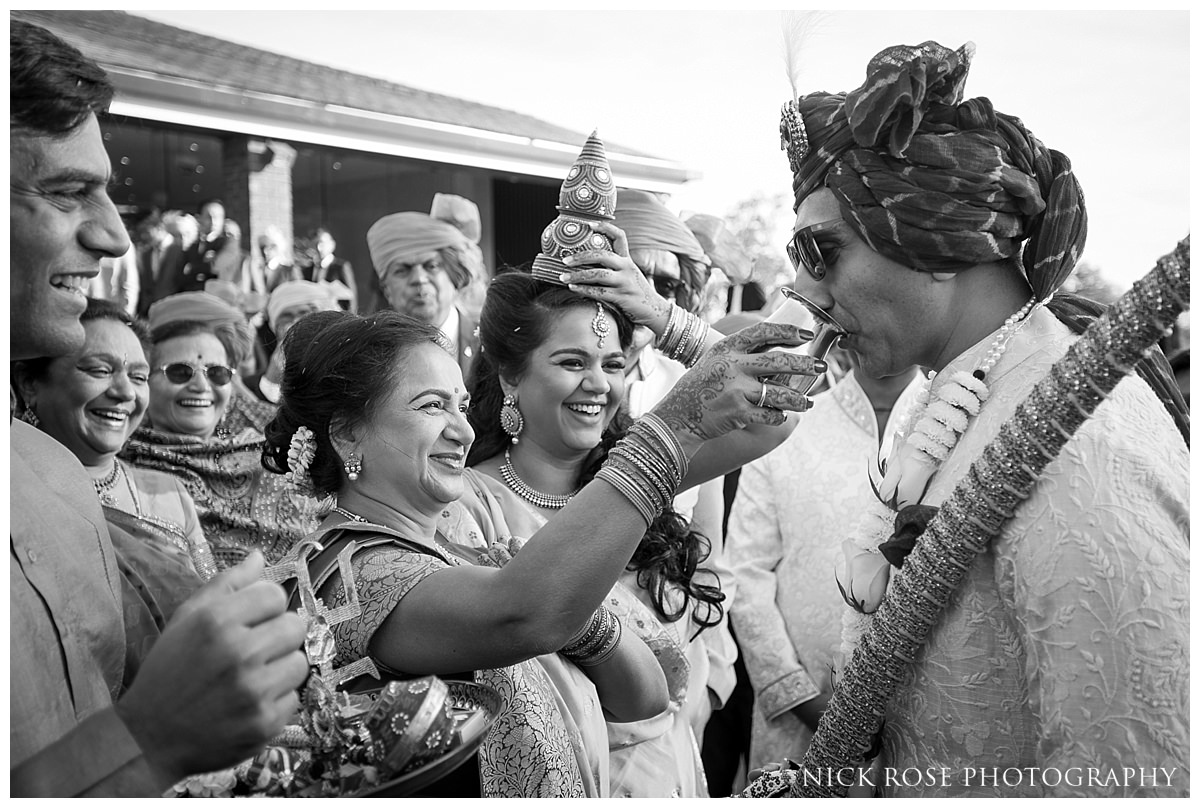 Hindu wedding celebrations at the Potters Bar Oshwal Centre in Hertfordshire