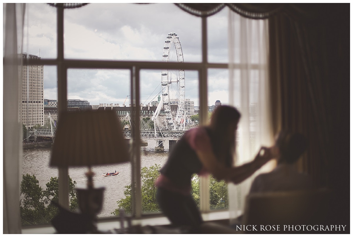 Hindu wedding photography at the Savoy Hotel in London