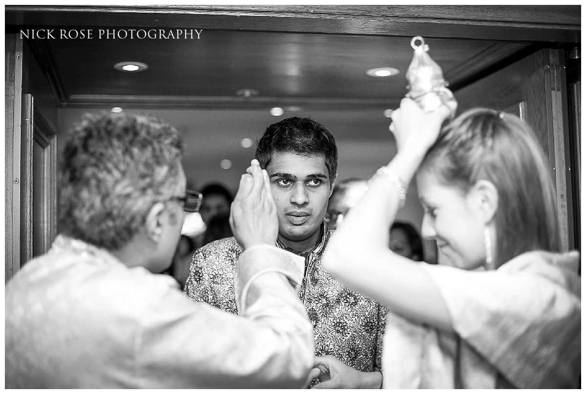  Hindu wedding ceremony at the Savoy Hotel in London 