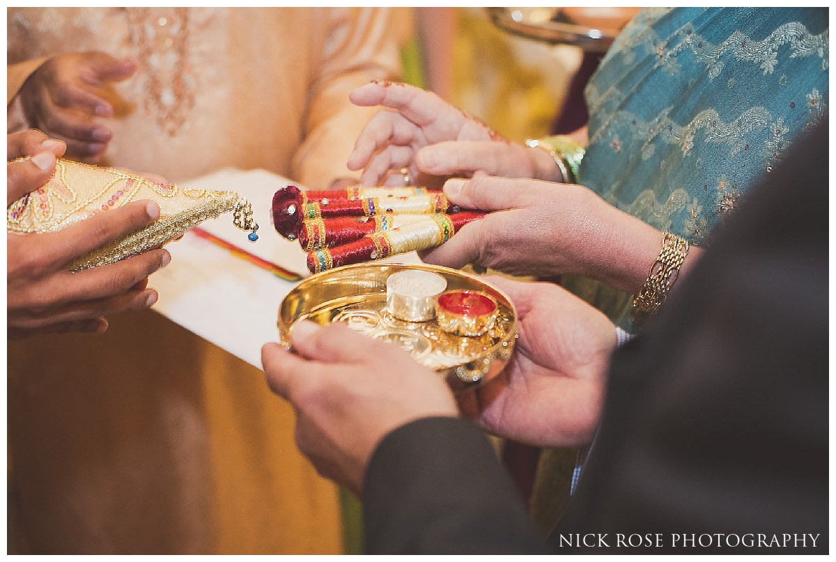  Hindu wedding ceremony at the Savoy Hotel in London 