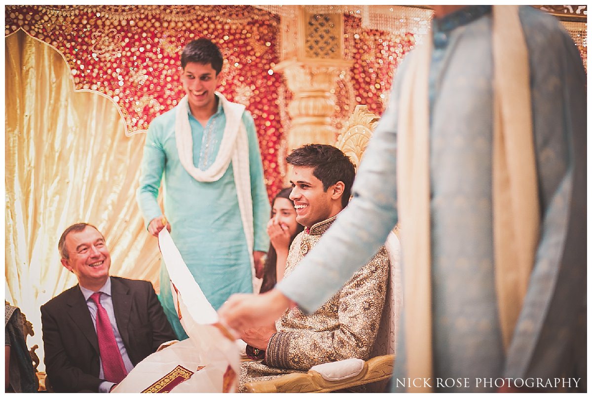  Hindu wedding ceremony at the Savoy Hotel in London 