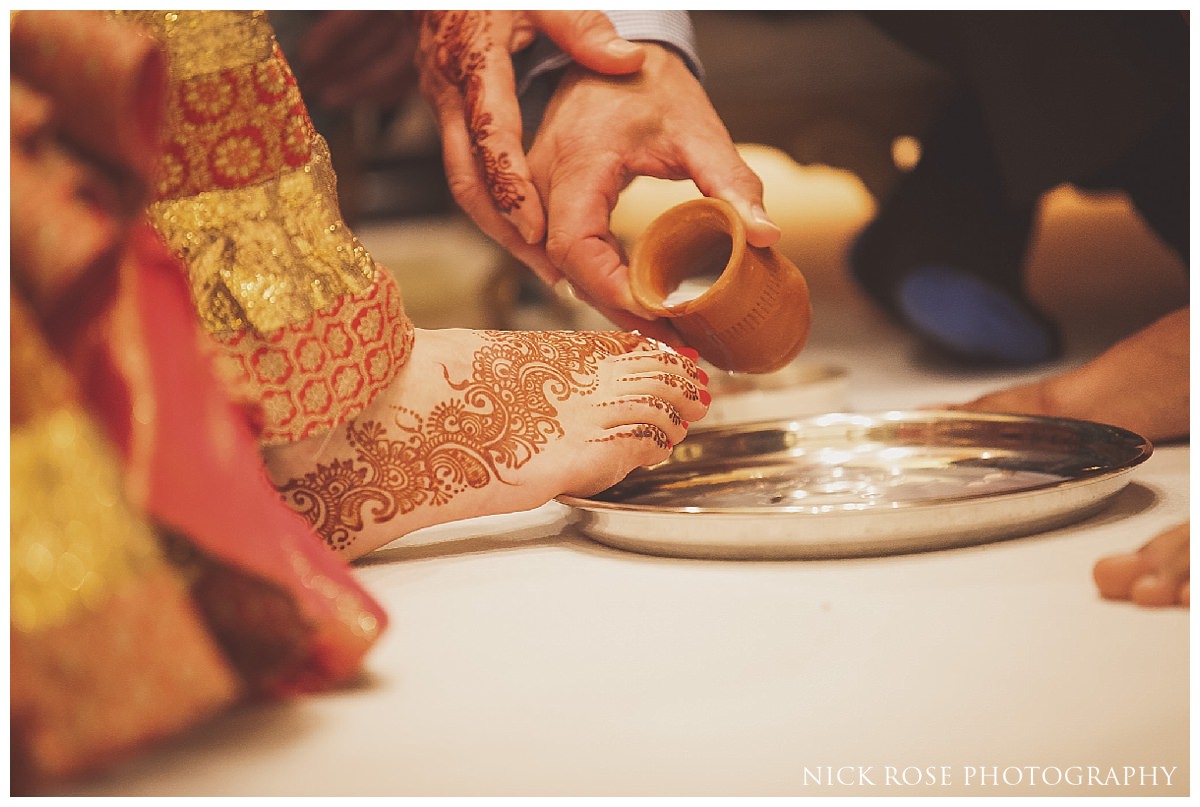 Hindu wedding ceremony at the Savoy Hotel in London