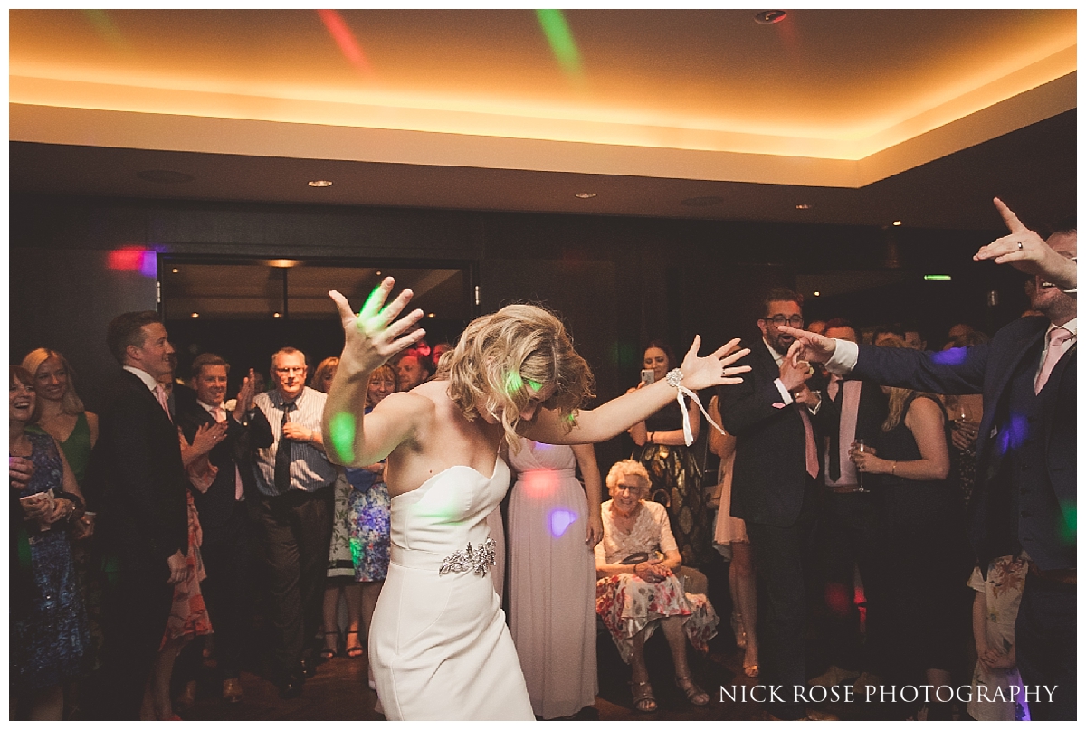  South Place Hotel Wedding reception dancing in London 