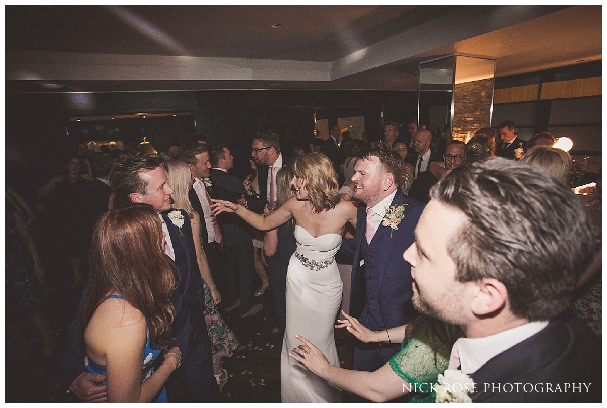 South Place Hotel Wedding reception dancing in London