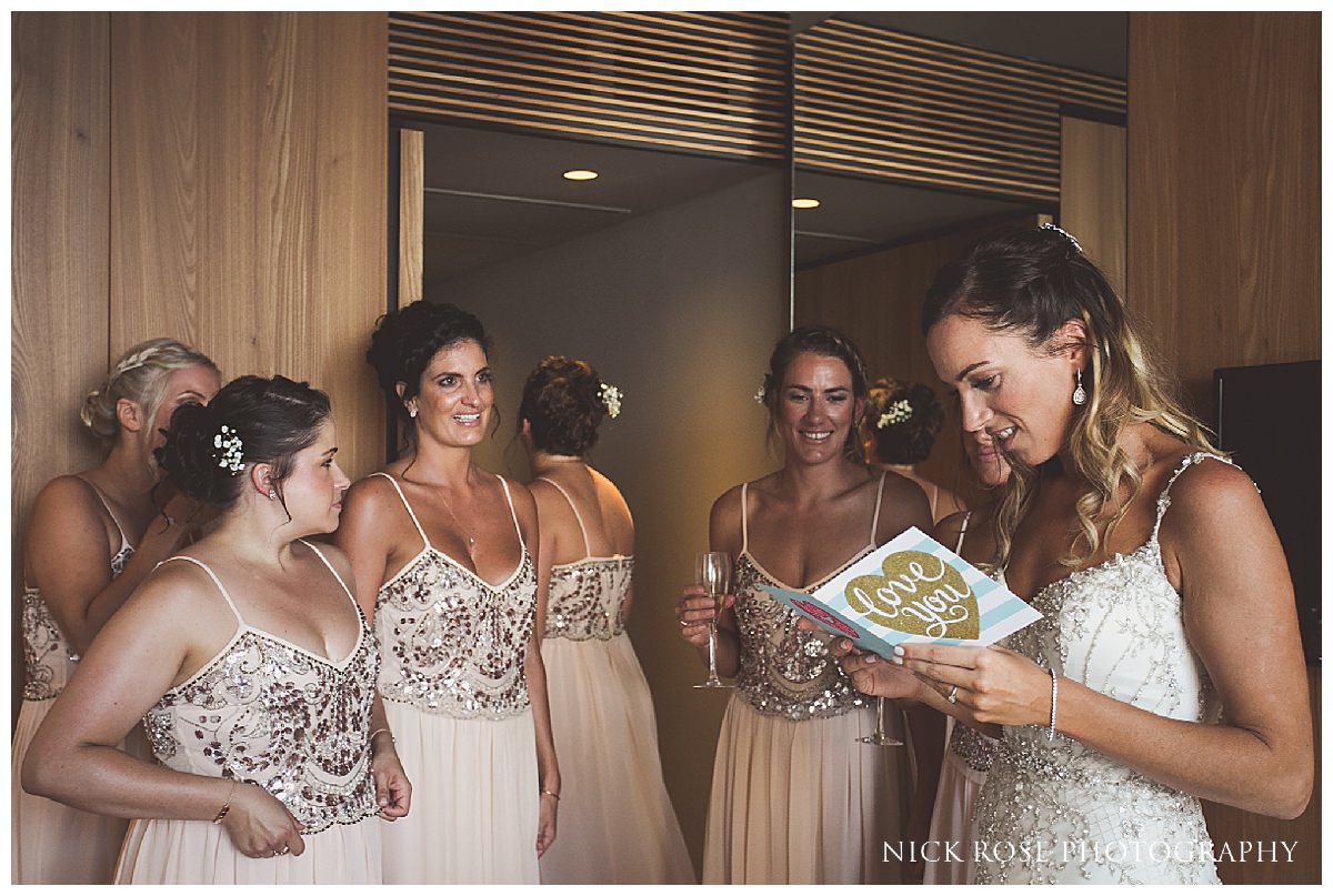  Bride getting ready for a destination wedding at Dubrovnik Palace hotel in Croatia 