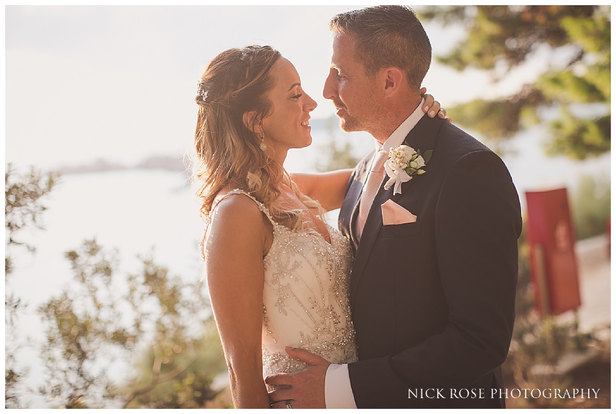 Couple wedding photographs at Hotel Dubrovnik Palace for a destination wedding in Croatia 