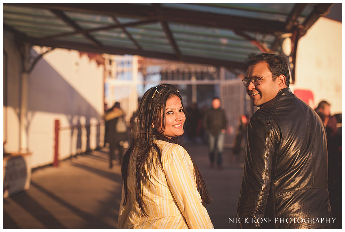 Seaside Pre Wedding Photography in Blackpool England