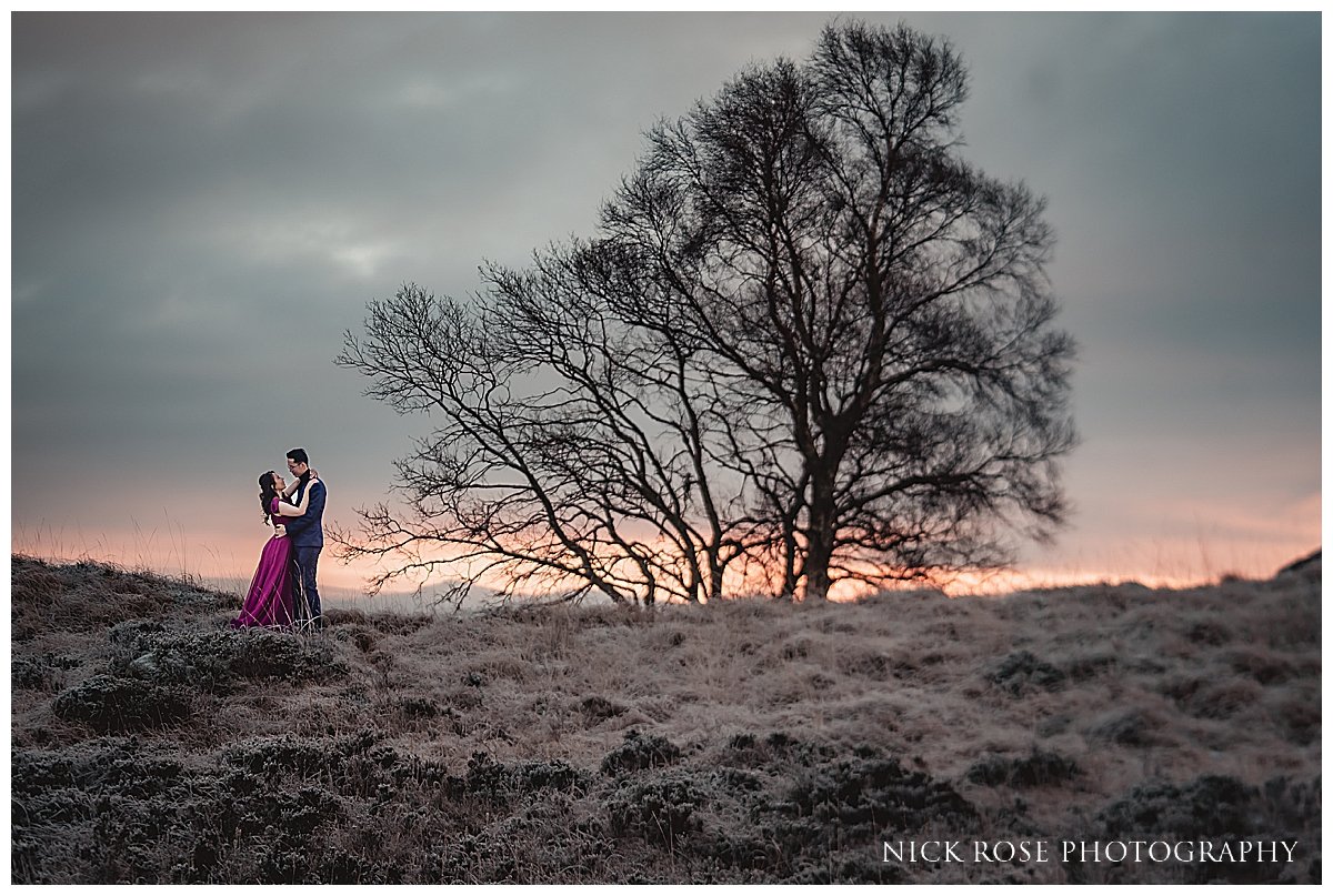  Pre wedding photo shoot in Glencoe and Fort William in Scotland photographed by International and destination wedding photographer Nick Rose 