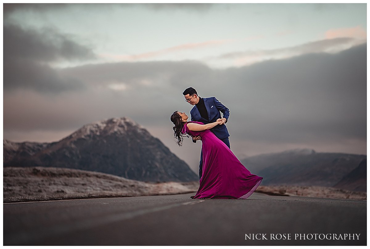  Scotland pre wedding photography in Glencoe in the highlands 