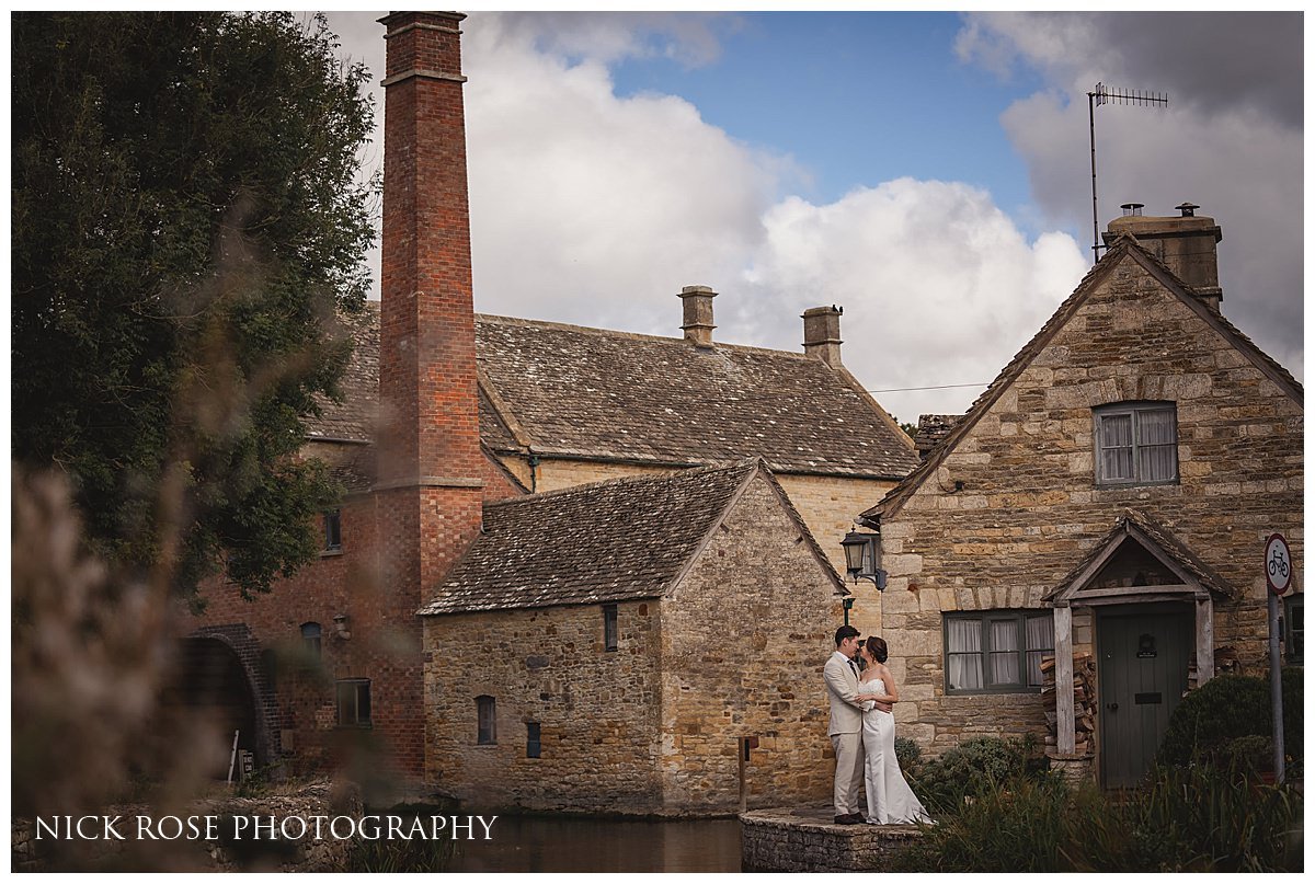  A couple in the Cotswolds for a pre wedding photography session in Lower Slaughter 