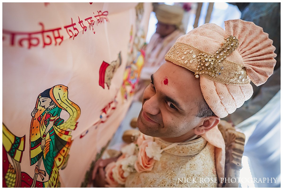  Hindu wedding ceremony in the Garden Room at Hampton Court Palace 
