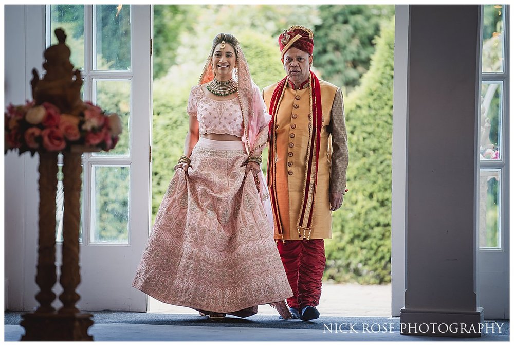  Hindu wedding ceremony in the Garden Room at Hampton Court Palace 