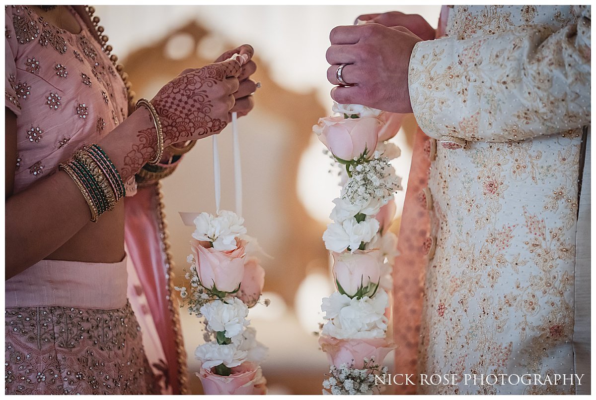  Hindu wedding ceremony in the Garden Room at Hampton Court Palace 