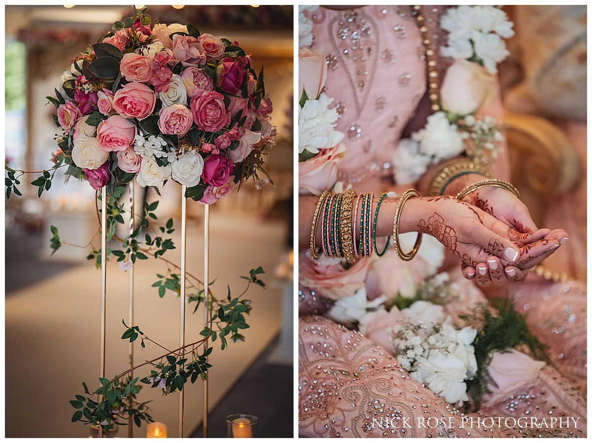  Hindu wedding ceremony in the Garden Room at Hampton Court Palace 